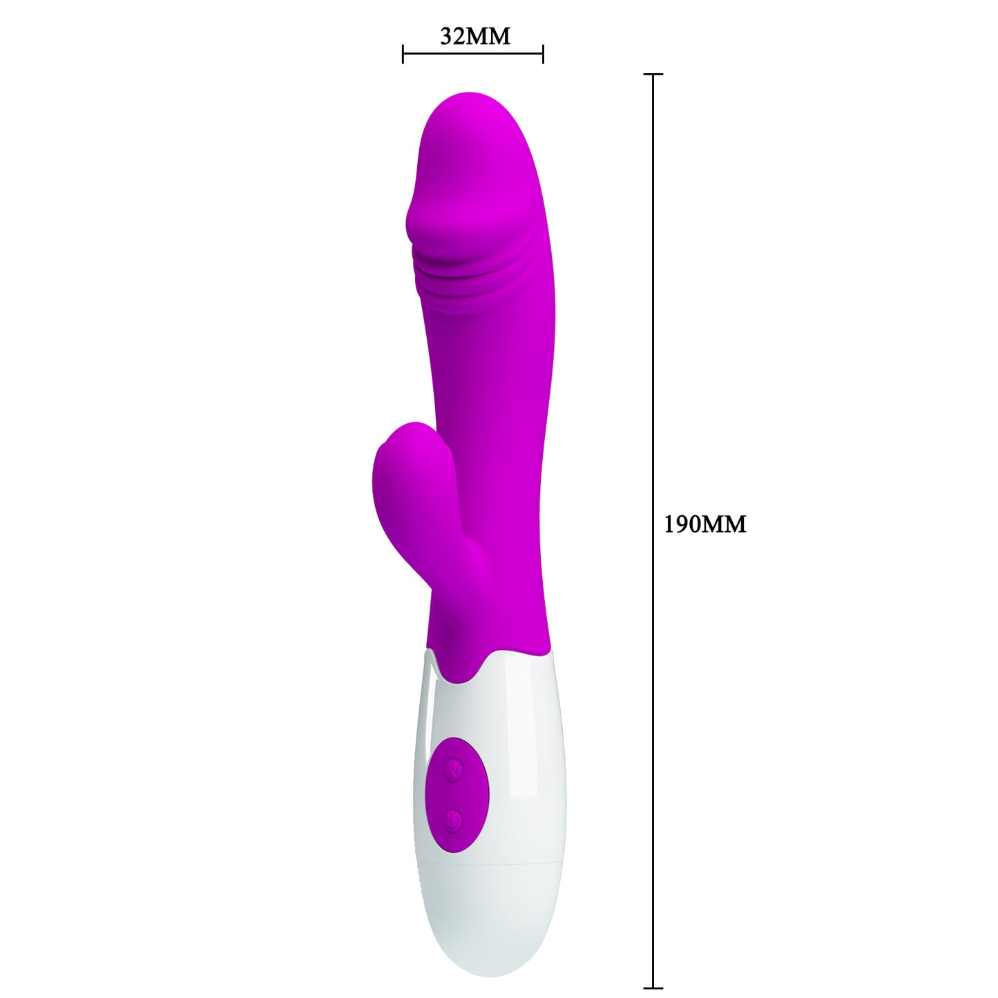 Pretty Love Snappy Rabbit Vibrator Purple