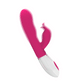 Pretty Love Felix Silicone Rabbit Vibrator Dark Pink