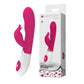 Pretty Love Felix Silicone Rabbit Vibrator Dark Pink