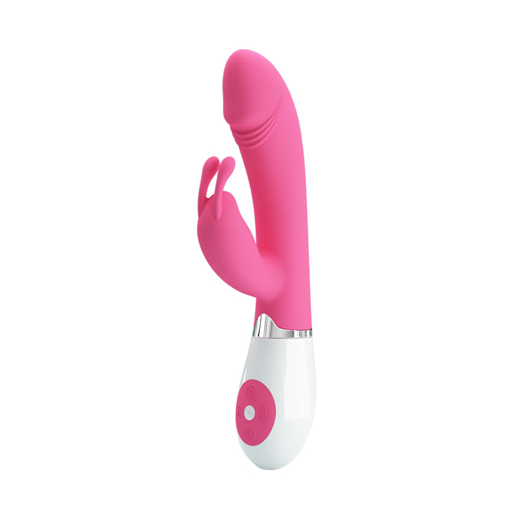 Pretty Love Gene Rabbit Vibrator Pink