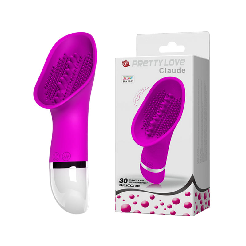 Pretty Love Claude Clit Tongue Vibrator Purple