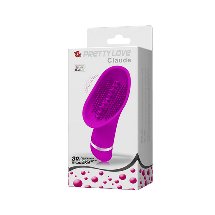 Pretty Love Claude Clit Tongue Vibrator Purple