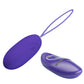 Pretty Love Jenny Youth Smooth Egg Vibrator with Remote Control Purple