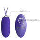 Pretty Love Jenny Youth Smooth Egg Vibrator with Remote Control Purple