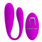 Pretty Love USB Rechargeable Aldrich Clitoral Vibrator w Remote Control Purple