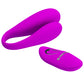 Pretty Love USB Rechargeable Aldrich Clitoral Vibrator w Remote Control Purple