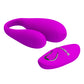 Pretty Love USB Rechargeable Aldrich Clitoral Vibrator w Remote Control Purple