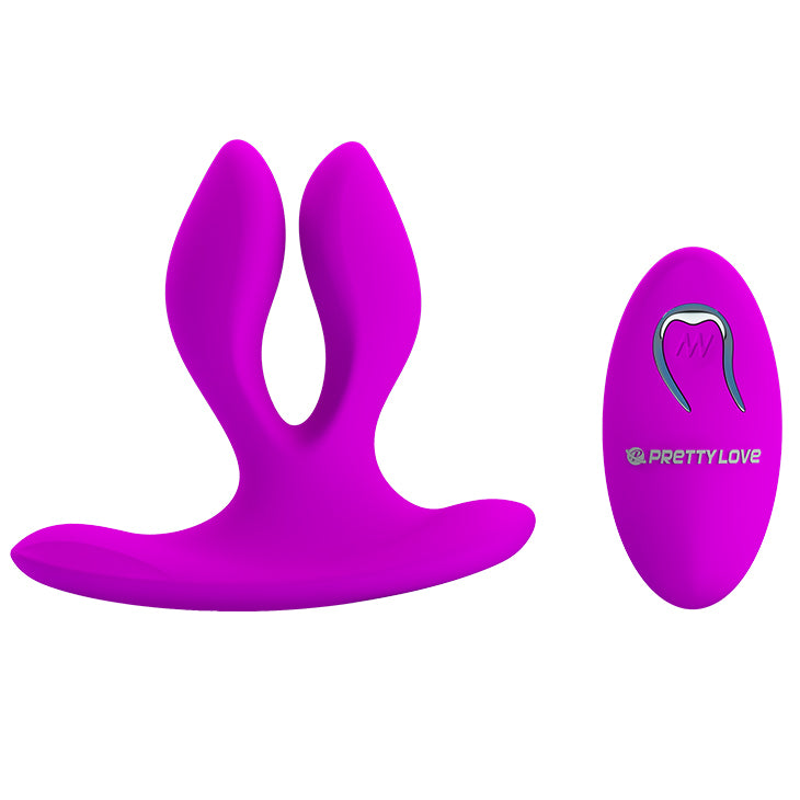 Pretty Love Magic Finger Dual Stimulation G-Spot and Anus Vibrator with Remote Control