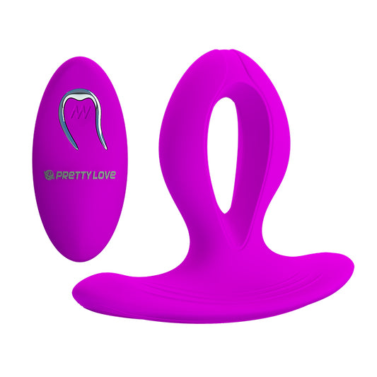 Pretty Love Magic Finger Dual Stimulation G-Spot and Anus Vibrator with Remote Control