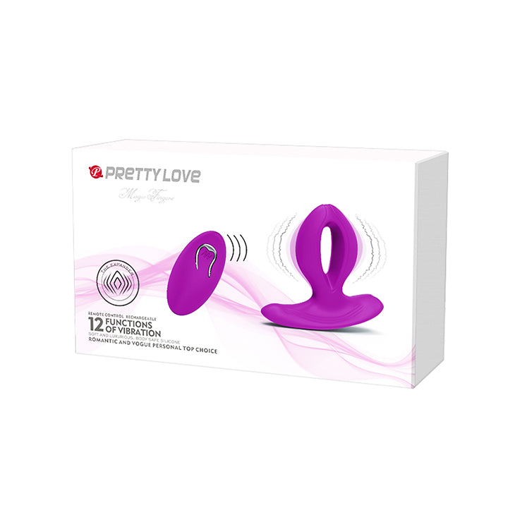 Pretty Love Magic Finger Dual Stimulation G-Spot and Anus Vibrator with Remote Control