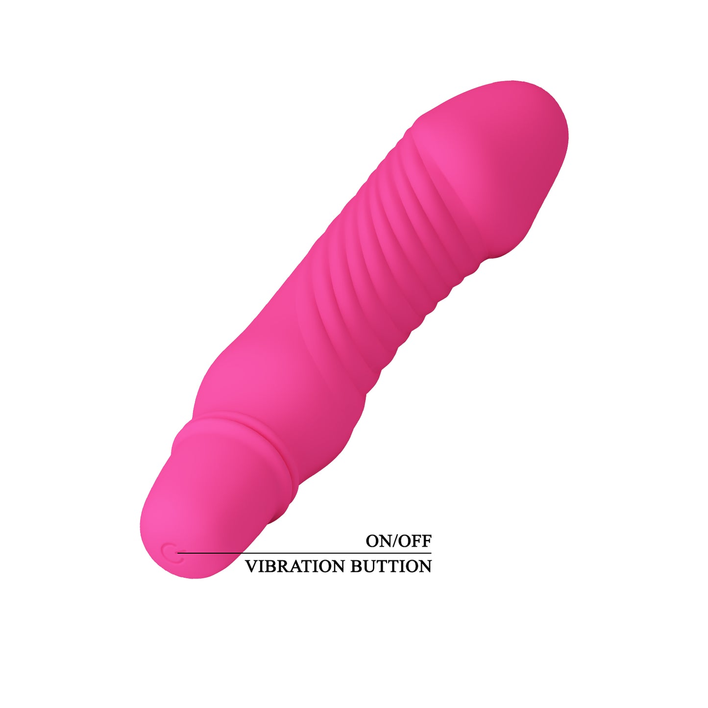 Pretty Love Stev Dolphin Vibrator Hot Pink