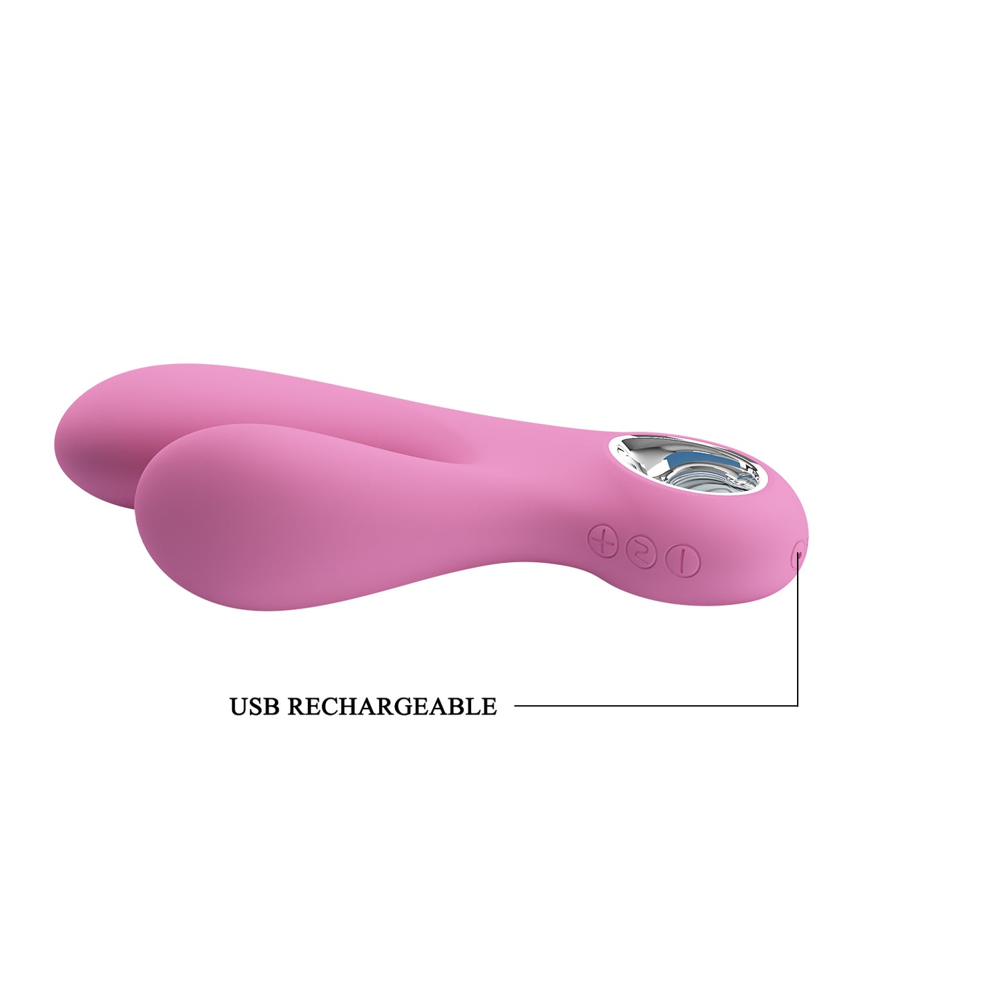 Pretty Love Canrol G-Spot Massager and Clitoral Stimulation Vibrator Pink