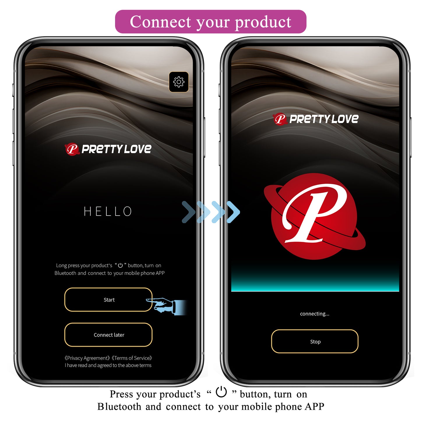 Pretty Love August Couples Vibrator (App Control)