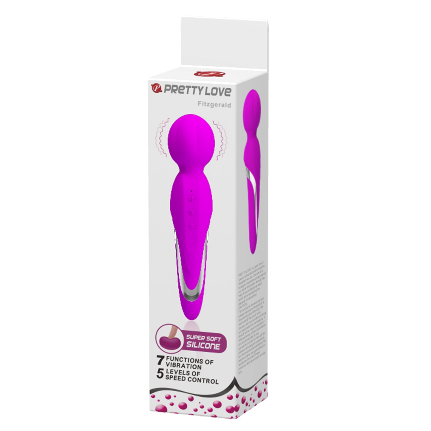 Pretty Love Fitzgerald Body Wand Vibrator Purple