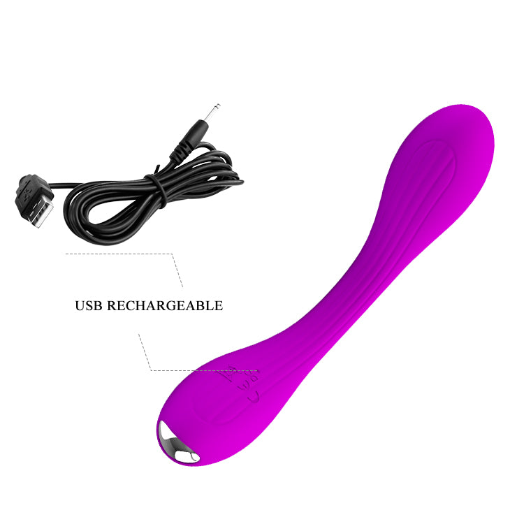 Pretty Love Yedda G-Spot and Clitoral Stimulator Vibrator Purple