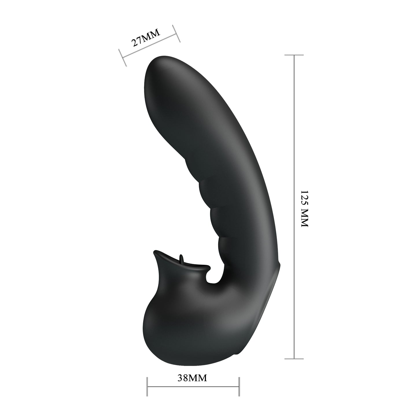 Pretty Love Hobgoblin Finger Stimulator Vibrator Black