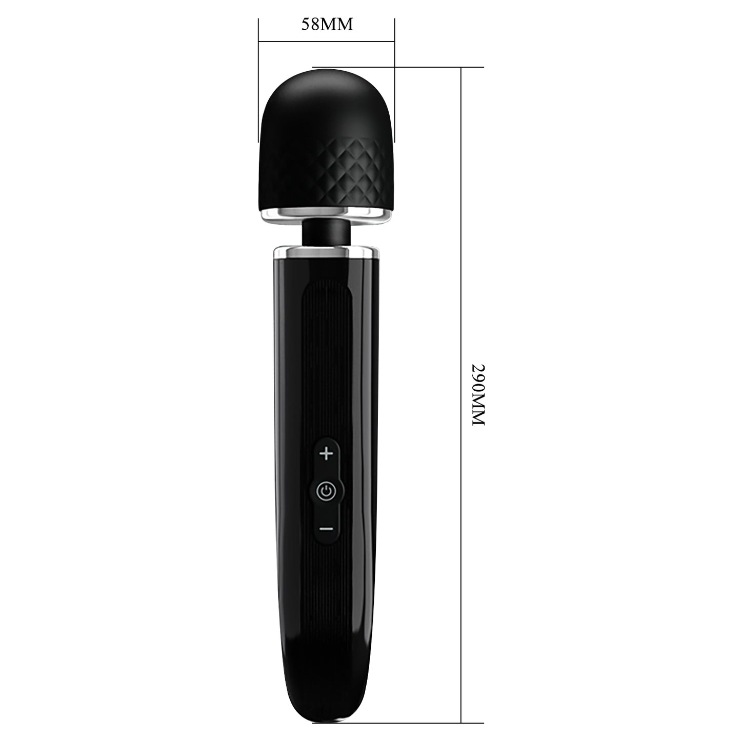 Pretty Love Charming Massager Vibrator Massage Wand Black