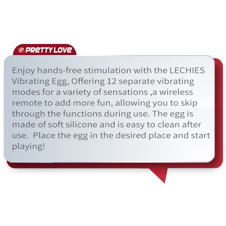 Pretty Love Lechies Remote Control Panty Egg Vibrator Purple