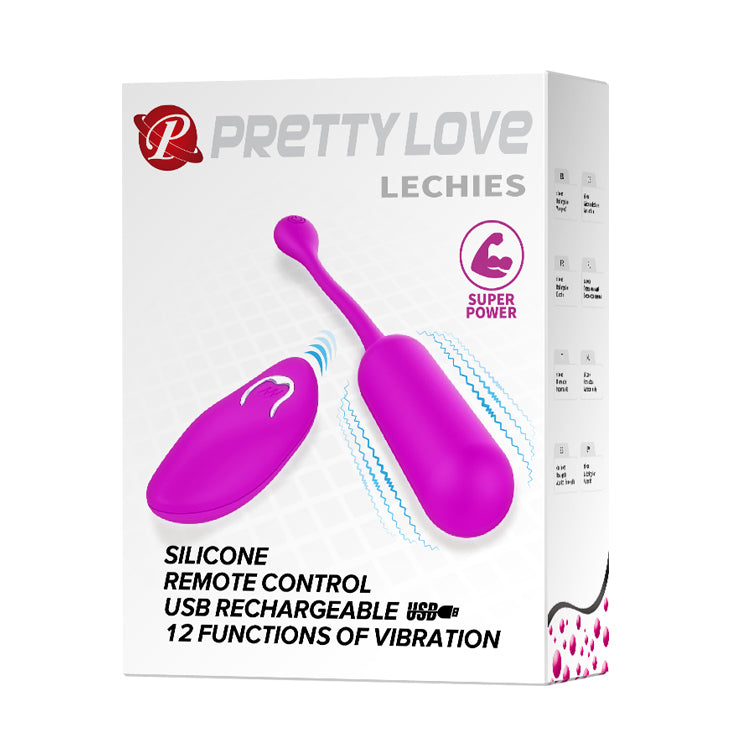 Pretty Love Lechies Remote Control Panty Egg Vibrator Purple