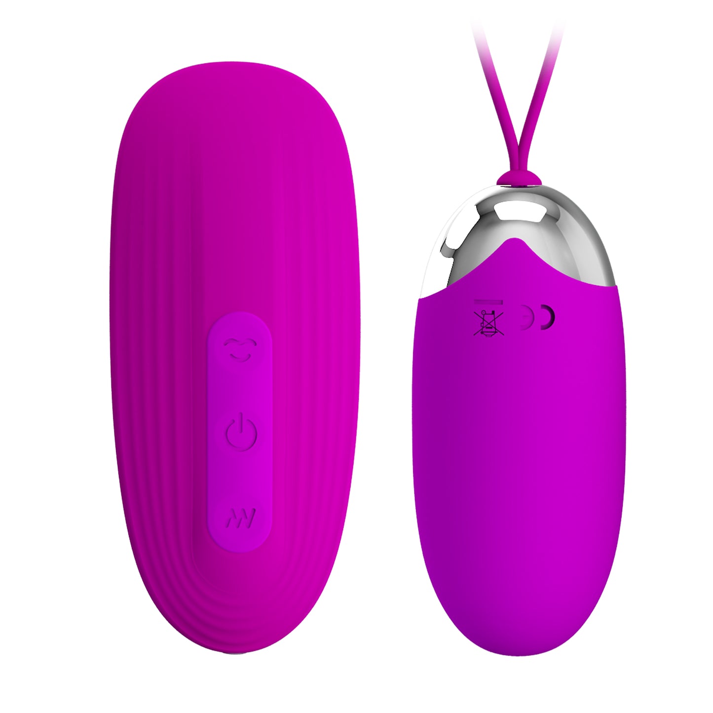 Pretty Love Orthius Remote Control Sucking Egg Vibrator Purple