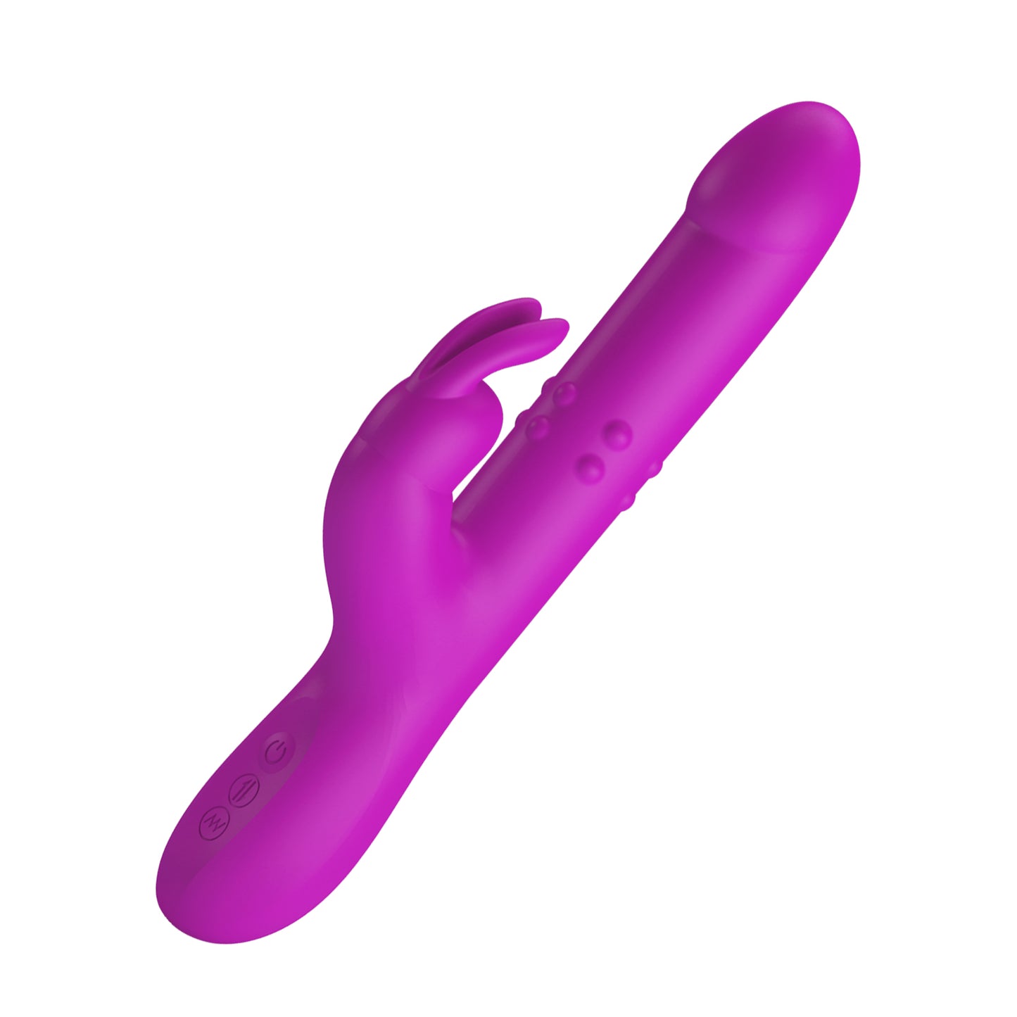 Pretty Love Reese Thrusting Rotating Rabbit Vibrator Purple