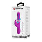 Pretty Love Reese Thrusting Rotating Rabbit Vibrator Purple