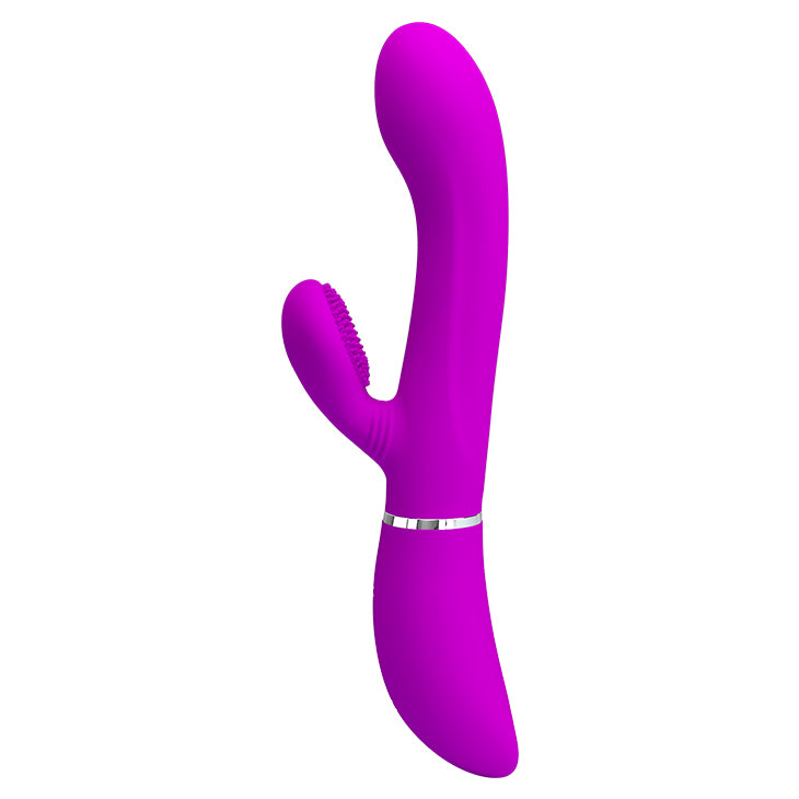 Pretty Love Rechargeable Clitoris Vibrator Purple