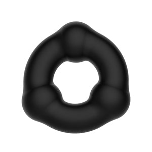 Crazy Bull Ribbed Silicone Cock Ring 18mm