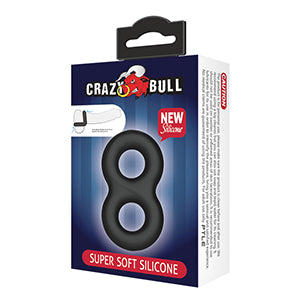 Crazy Bull Super Soft Dual Silicone Cock Ring 19mm