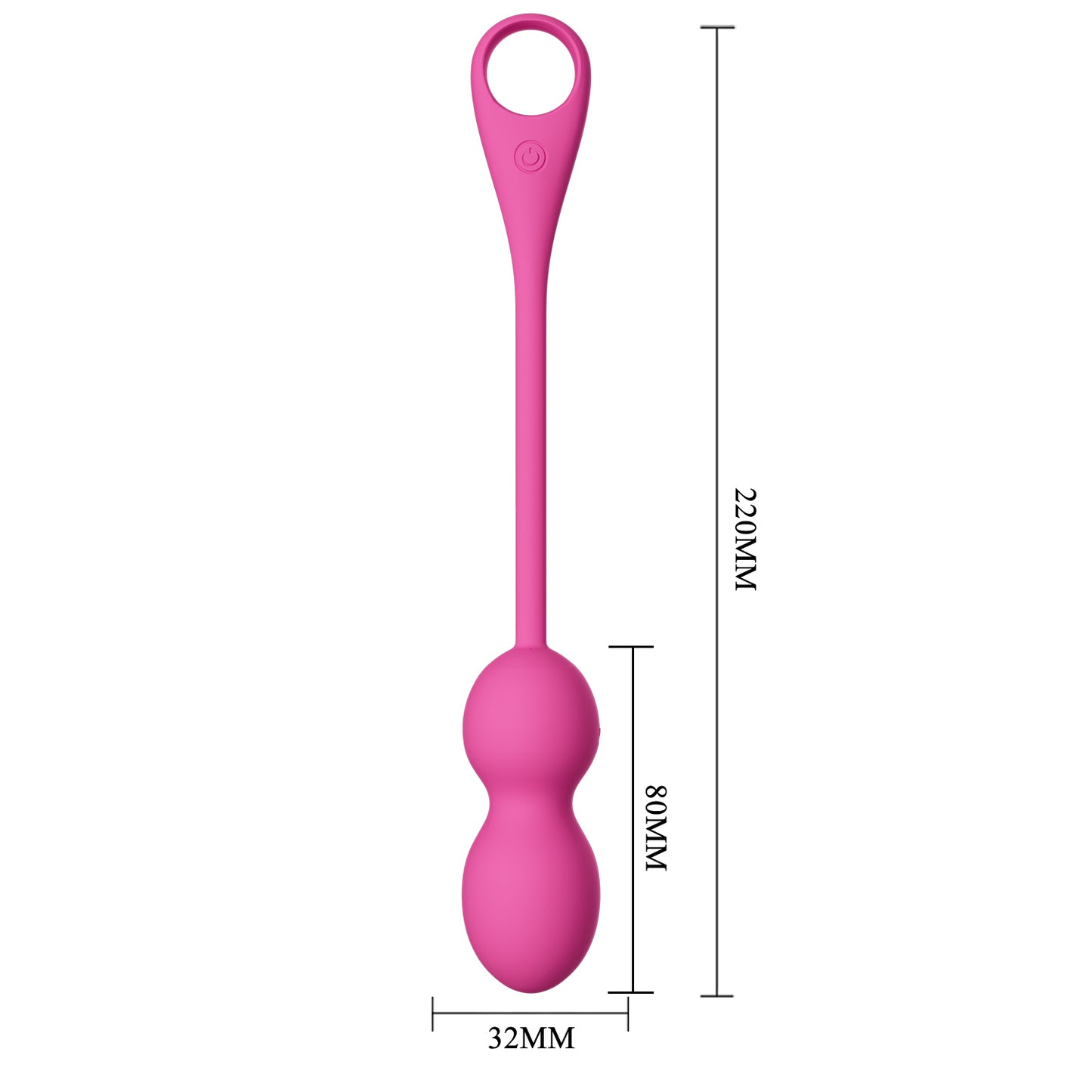 Pretty Love Elvira Kegel Ball Vibrator with App Control Magenta