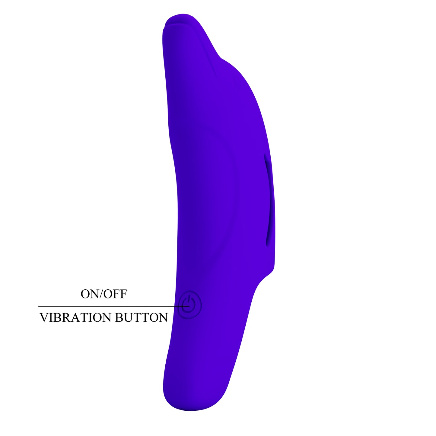 Pretty Love Rechargeable Delphini Fingering Vibrator Blue