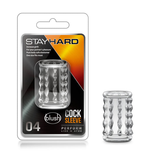 Blush Novelties | Stay Hard Cock Sleeve 04 - Clear Penis Sleeve