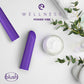 Blush Novelties Wellness Power Vibe Purple 10.1cm USB Rechargeable Bullet