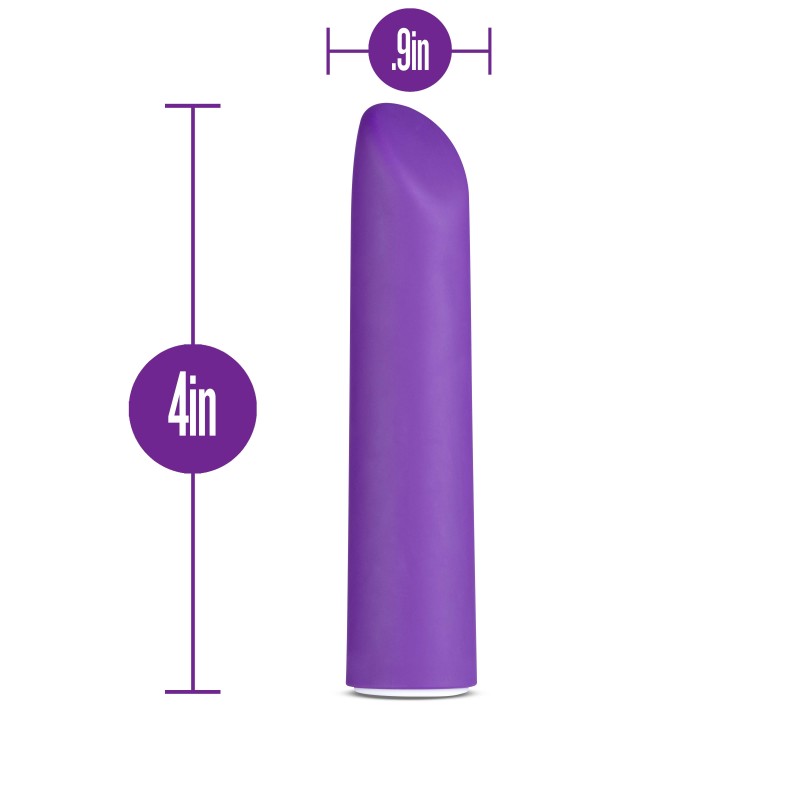 Blush Novelties Wellness Power Vibe Purple 10.1cm USB Rechargeable Bullet