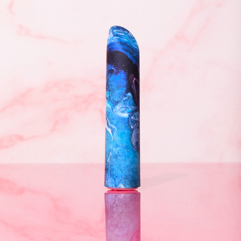 Blush Novelties Limited Addiction Mesmerize - Power Vibe - Azure Blue 10.2cm Bullet