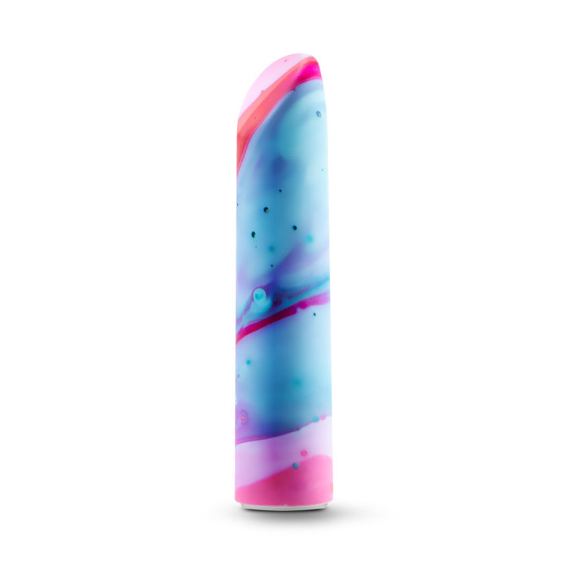 Blush Novelties Limited Addiction Fascinate - Power Vibe - Peach Blue 10.2cm Bullet