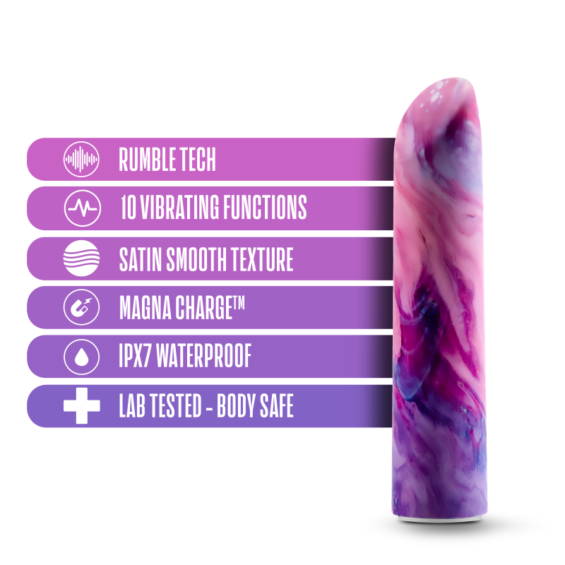 Blush Novelties Limited Addiction Entangle - Power Vibe - Lilac Blue 10.2cm Bullet