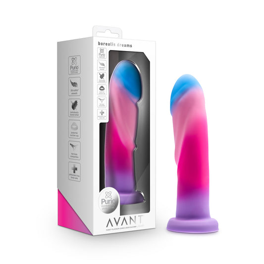 Avant - Borealis Dreams - Cotton Candy Coloured 19.7cm Dildo