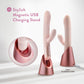 Blush Novelties | Fraya - Pink 24.1cm USB Rechargeable Thrusting Rabbit Vibrator