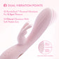 Blush Novelties | Morgan - Pink 19.7cm USB Rechargeable Rabbit Vibrator