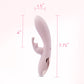 Blush Novelties | Morgan - Pink 19.7cm USB Rechargeable Rabbit Vibrator