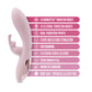 Blush Novelties | Morgan - Pink 19.7cm USB Rechargeable Rabbit Vibrator