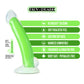 Neo Elite Glow Omnia Glow In Dark Green 17.8cm Dual Density Dong Dildo w Suction