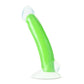 Neo Elite Glow Omnia Glow In Dark Green 17.8cm Dual Density Dong Dildo w Suction