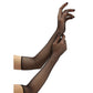 Baci White Label Fishnet Opera Gloves Black One Size