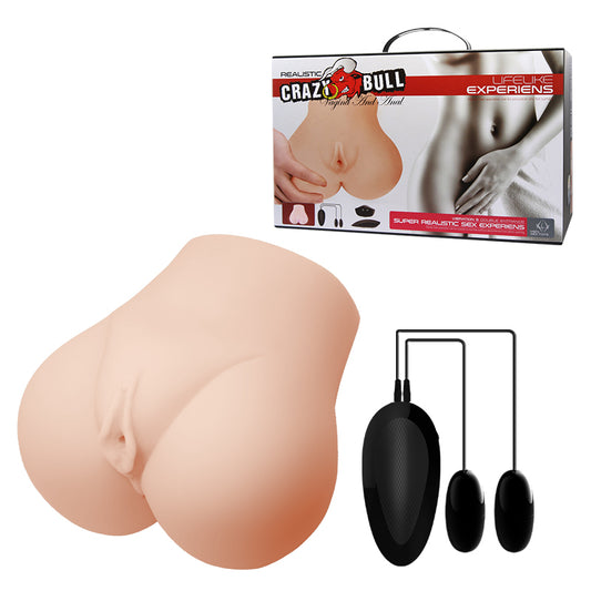 Crazy Bull Vagina And Anal Masturbator Flesh w Vibration 300mm x 185mm x 120mm / 1.1kg