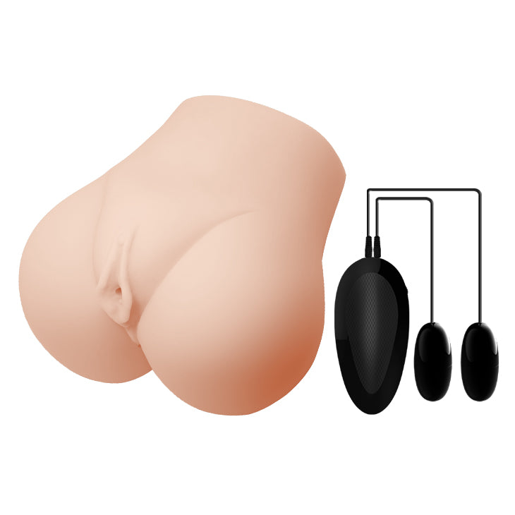 Crazy Bull Vagina And Anal Masturbator Flesh w Vibration 300mm x 185mm x 120mm / 1.1kg