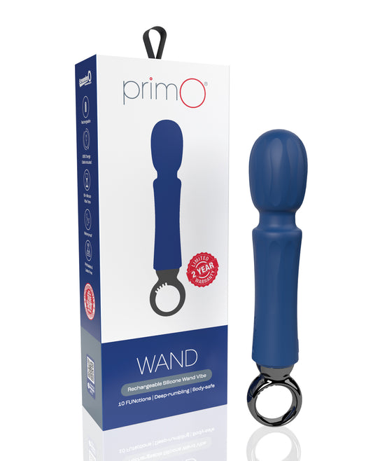 ScreamingO PrimO® Wand Rechargeable Vibe Vibrator Blueberry