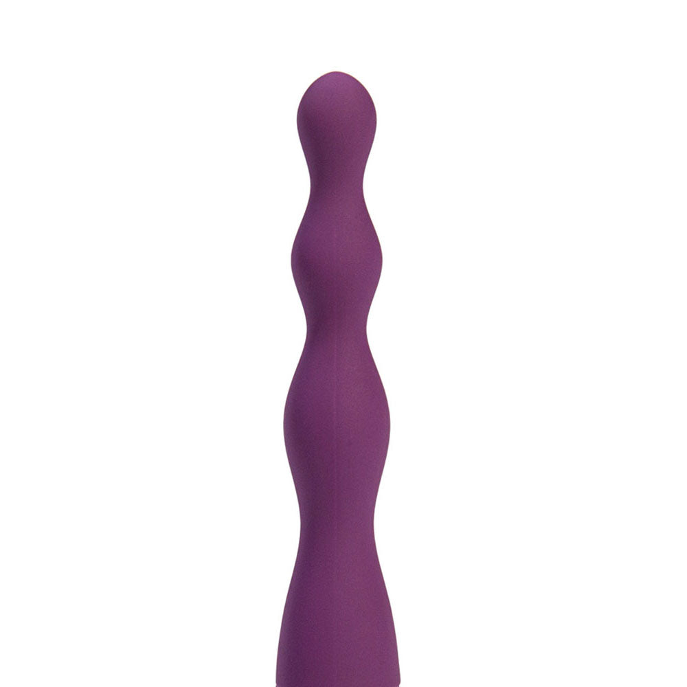 Maia Toys | Maia DANI - Purple 17.8cm USB Rechargeable Anal Beaded Vibrator