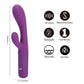 Maia Toys | Maia RAYLA - Purple 17.8cm USB Rechargeable Rabbit Vibrator